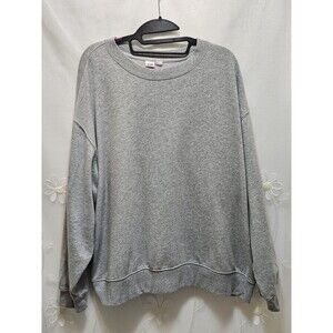 Gap Womens XL Gray Sweater Solid Plain Essential Staple Everyday Lightweight